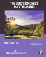 The Lord's Kindness Is Everlasting SA choral sheet music cover